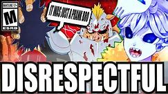 MOST DISRESPECTFUL MOMENTS IN ANIME HISTORY 7 | Nux Watches CJ Dachamp