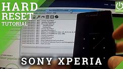 How to hard reset Sony Xperia - how to remove pattern lock