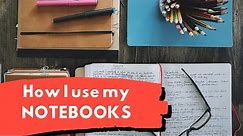 How I use my notebooks as a writer & creative