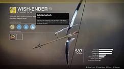 Destiny 2: How to Unlock the Wish-Ender Exotic Bow