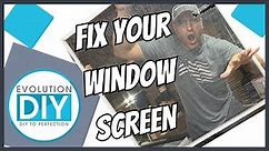 How to Rescreen Your Window in 10 minutes