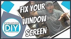 How to Rescreen Your Window in 10 minutes