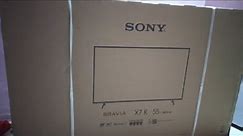 Sony Bravia 55 inch 4k Led Tv unboxing and Installation Sony 55X74K