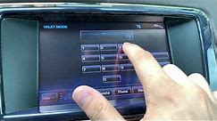 How to lock the glove box on a Jaguar XJ / X351 by putting it into valet mode.