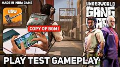 UGW New Play Test Gameplay *Copy Of BGMI* 🧐