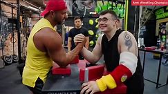 Arm Wrestling: School Boy Vs Whole Gym…. part 2