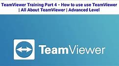 How to use use TeamViewer | All About TeamViewer | Advanced Level | TeamViewer Remote connection