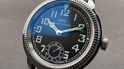 IWC Vintage Pilot's Watch SS Manual IW3254-01 IWC Watch Review