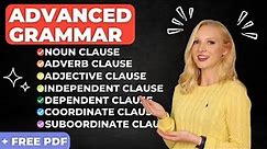Advanced English Grammar: Clauses