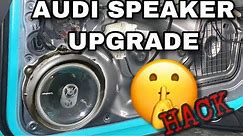 AUDI A5/A4 front Door Speaker Upgrade | Diy (Step by Step) No After market Amp needed, Panel removal