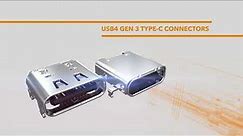 USB 4 Gen 3 Type-C Connectors