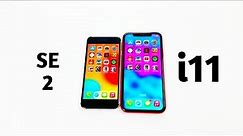 iPhone SE 2 vs iPhone 11 - SPEED TEST