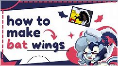✦ how to make bat wings accessory + updated explanation