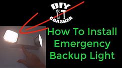 How To Install Emergency Backup Light In Your Home For Power Outages