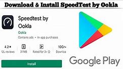 How to Download and Install Speed Test by Ookla | Check your Internet Speed Online | Techno Logic