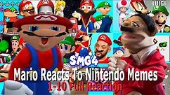 SMG4 Mario Reacts to Nintendo Memes 1-10 Full Reaction