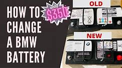 How to Change a BMW Battery - How to Replace BMW battery - How to Install BMW battery for X3 or X5