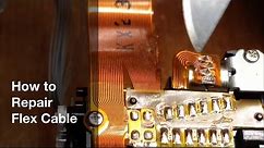 How to Repair Flex Cable - Flexible PCB Type Flat Copper Ribbon Cable