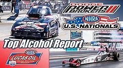 NHRA US Nationals Top Alcohol Dragster & Funny Car Report | Drag Racing 2023 | Indianapolis