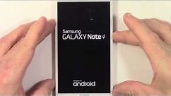 NEW SAMSUNG GALAXY NOTE 4 Unbox Ebay Purchase (Good Deal) White. Shadow What To Expect/Review