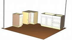 Barker Cabinets- standard kitchen layout tutorial