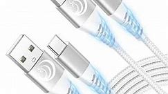 Yosou USB C Cable 10ft 2Pack, 3.1A Type C Charger Fast Charging Cable,Braided Extra Long USB A to Type C Phone Charger Cord for Samsung Galaxy A03s S22 S21 S20fe S10 S9 S8 A12 A13 A32,Note10 9 8,PS5