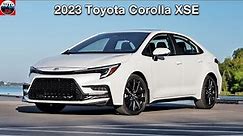 2023 Toyota Corolla XSE in Wind Chill Pearl Color