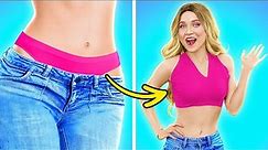 LAST-MINUTE CLOTHING HACKS | Transform Outfit Anywhere & Anytime! Save Your Money with 123GO! SCHOOL