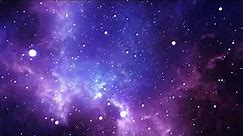 4K Purple Blue Galaxy - Animated galaxy background | royalty free