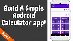 Android Calculator App Tutorial E01 - Constraint Layout in Android Studio 3.6 (2020)