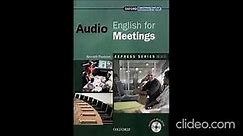 Oxford Business English - English for Meetings audio CD