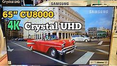Samsung 65" CU8000 Crystal UHD 4K Smart TV (2023) | Overview!💯🔥
