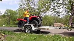 Aluma 548 Utility Trailer - Honda ATV