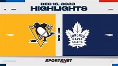NHL Highlights: Maple Leafs 7, Penguins 0