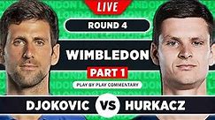 DJOKOVIC vs HURKACZ | Wimbledon 2023 | LIVE Tennis Play-by-Play