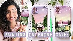 Customising phone cases | How I paint on phone cases