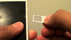 iPhone 6: How to Insert / Remove New SIM Card