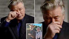 Crying Alec Baldwin says he didn't pull trigger in first interview since Rust shooting