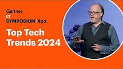 Gartner's Top 10 Tech Trends for 2024 | Full Keynote from #GartnerSym