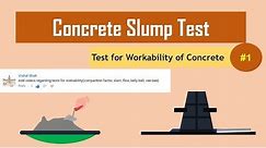 Concrete Slump Test || Test for Workability of Concrete#1