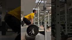 Guy Performs Deadlifts While Balancing on Exercise Ball - 1483849
