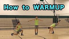 How to WARMUP for Volleyball - Volleyball Tutorial