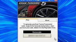 Gran Turismo 5 Free Redeem Codes (Gran Turismo 5 Keygen)