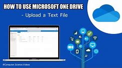 How to UPLOAD a Text File on OneDrive Using a Mac / Desktop Computer - Basic Tutorial | New