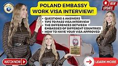 Poland Embassy Interview for Work Visa || Questions and Answers|| 2023 Poland Visa Appointment #NASC