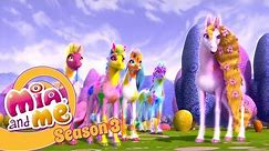 Rainbow color splash in the unicorn kindergarten - Mia and me - Season3