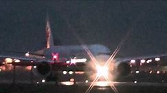 Air Canada B77W departing YUL on 06R in the evening