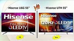 Hisense U6G Vs U7H India Detailed Comparison | Hisense 4K QLED Detailed Comparison U6G Vs U7H India