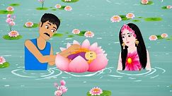 পদ্মাবতীর মেয়ে | Bengali Fairy Tales Cartoon | Bangla Kartun Golpo | Dhada Point Katun