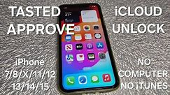 Tested iCloud Activation Lock Unlock Any iPhone 7/8/X/11/12/13/14/15 without Computer and iTunes✔️